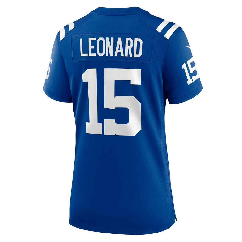 Riley Leonard Indianapolis Colts Nike Women's Team Game Official Jersey -  Royal