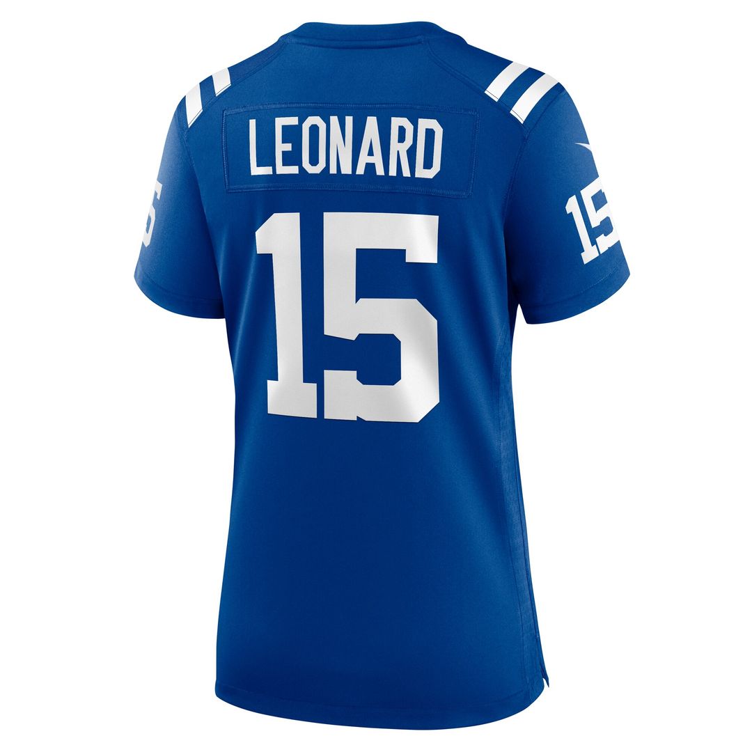 Riley Leonard Indianapolis Colts Nike Women's Team Game Official Jersey -  Royal