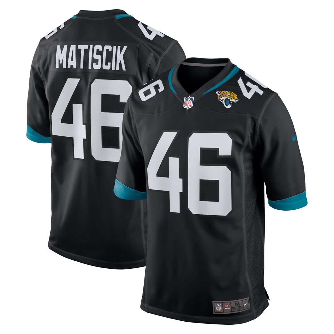 Ross Matiscik Jacksonville Jaguars Nike Game Official Jersey - Teal
