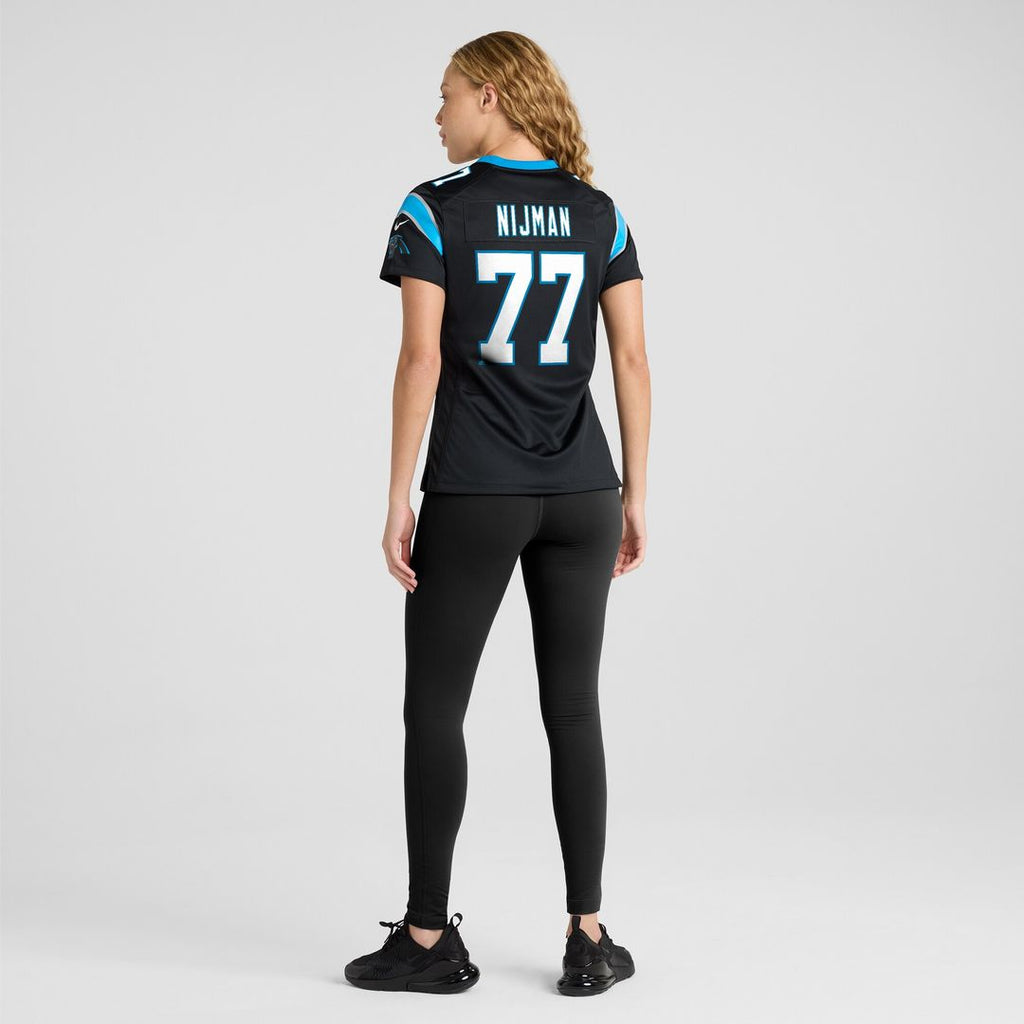 Yosh Nijman Carolina Panthers Nike Women's Game Jersey - Black