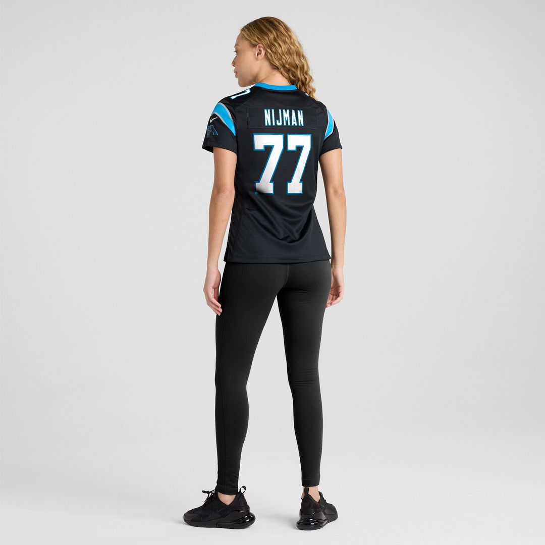 Yosh Nijman Carolina Panthers Nike Women's Game Jersey - Black