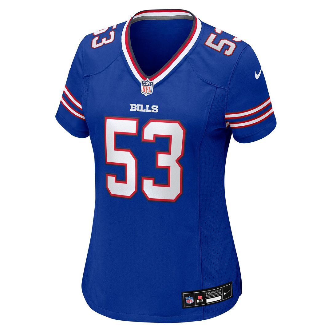 Lloyd Cushenberry III Buffalo Bills Nike Women's Team Game Jersey - Royal