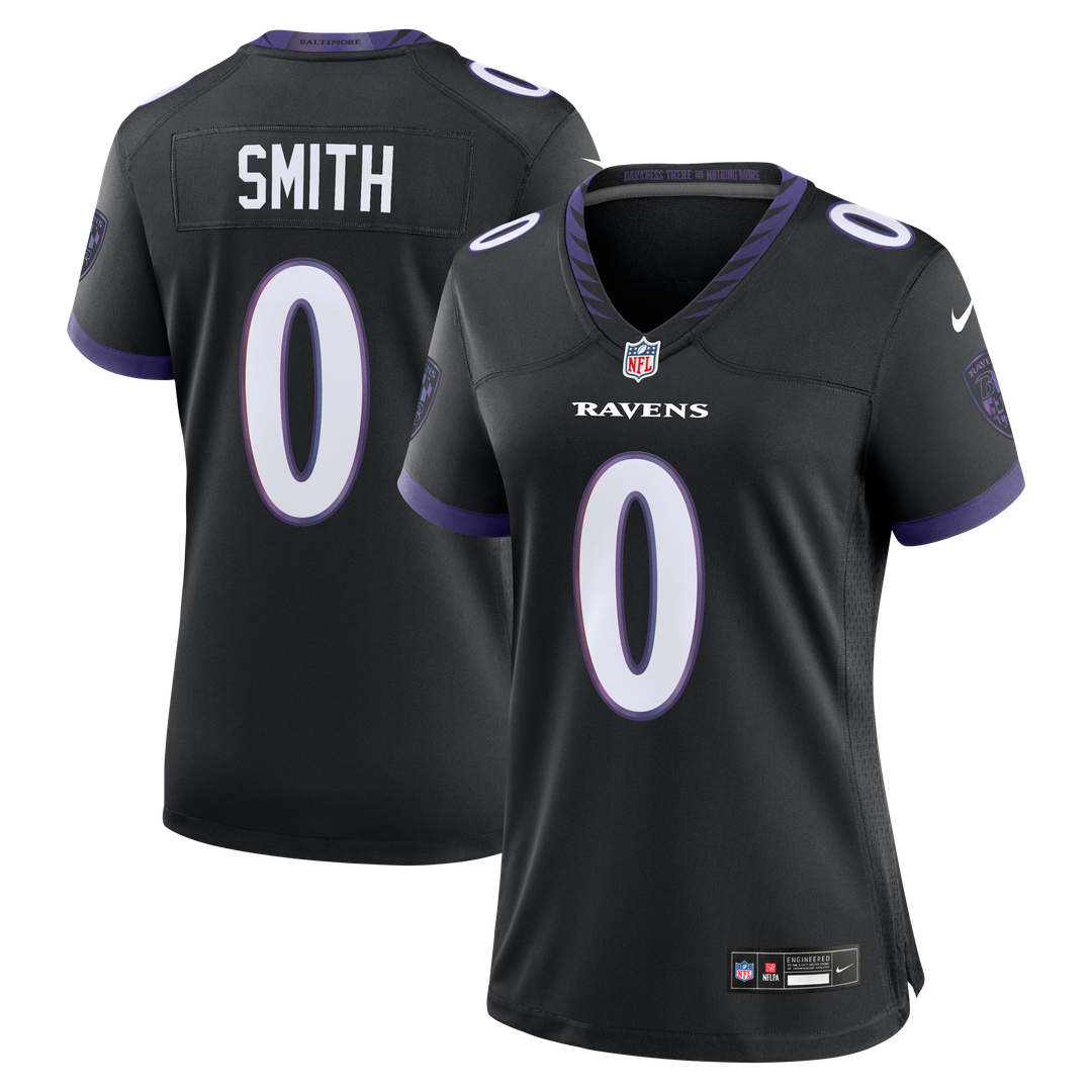 Roquan Smith Baltimore Ravens Nike Women's Alternate Game Official Jersey - Black