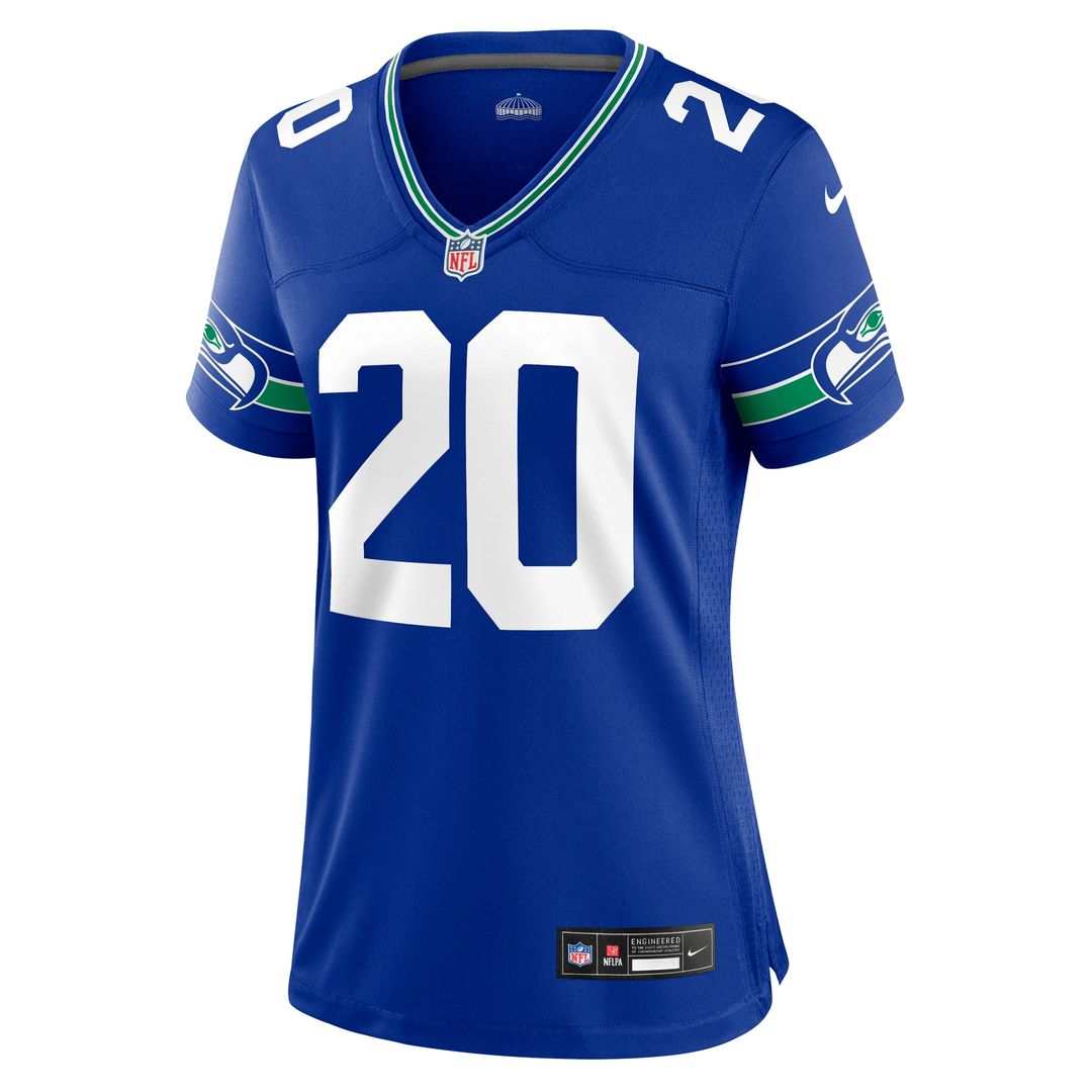 Julian Love Seattle Seahawks Nike Women's Throwback Player Game Official Jersey - Royal