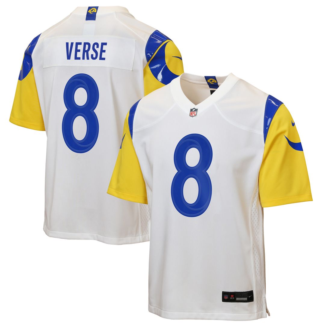 Jared Verse Los Angeles Rams Nike Youth Game Official Jersey - White