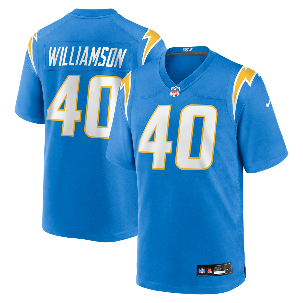 Kendall Williamson Los Angeles Chargers Nike Team Game Jersey - Powder Blue