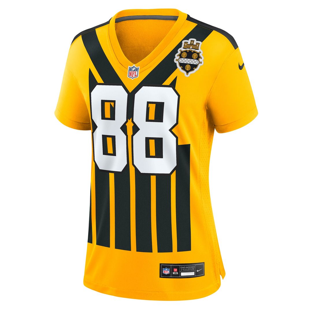 Pat Freiermuth Pittsburgh Steelers Nike Women's Alternate 1933 Throwback Game Official Jersey - Gold