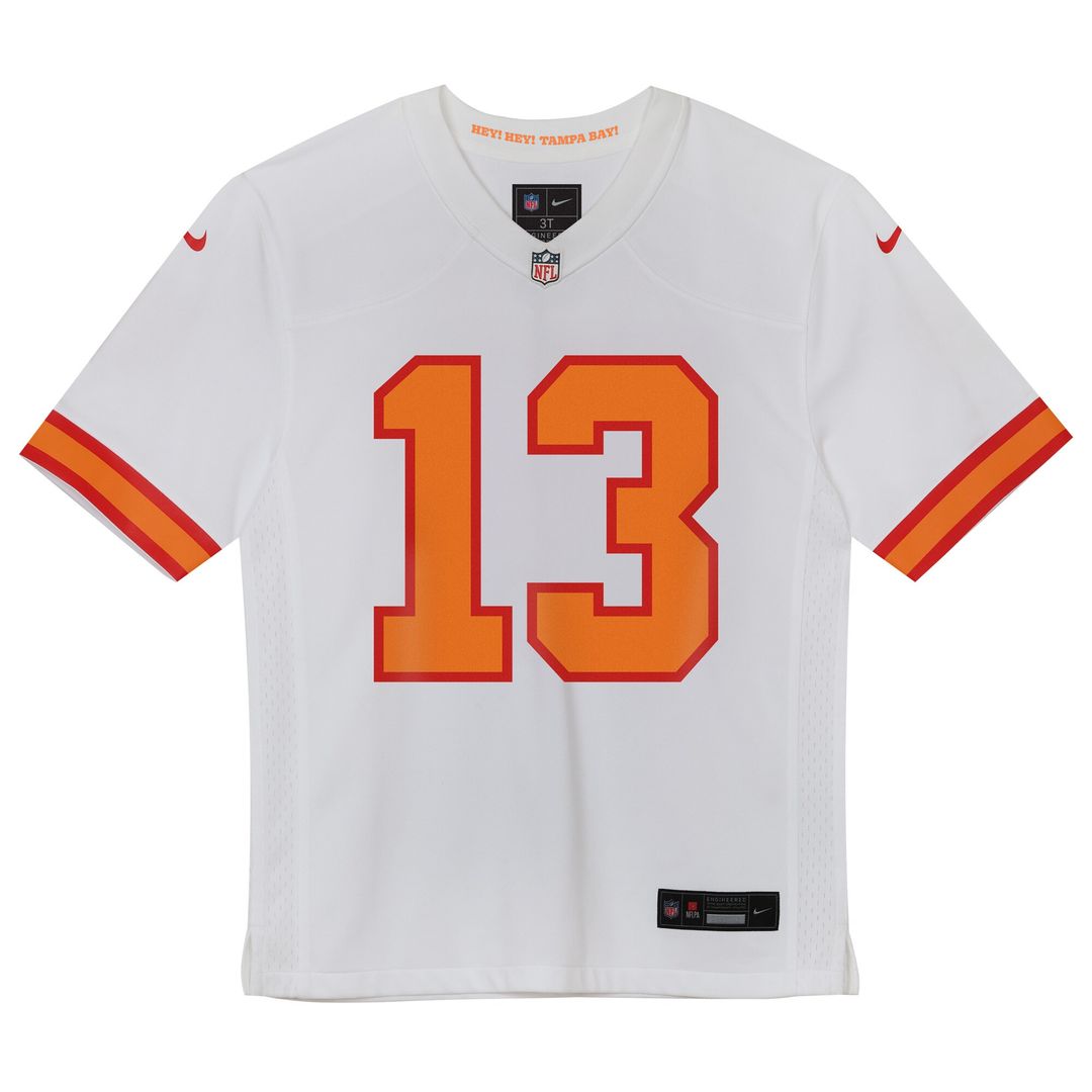 Mike Evans '76 Tampa Bay Buccaneers Preschool  Game Official Jersey - White
