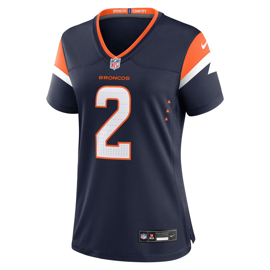 Patrick Surtain II Denver Broncos Nike Women's Alternate Game Official Jersey - Navy