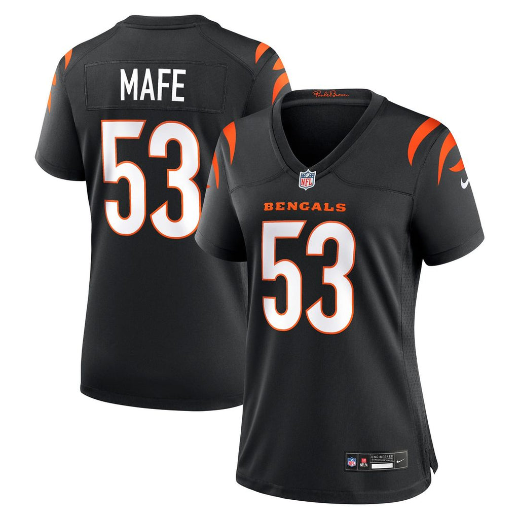 Boye Mafe Cincinnati Bengals Nike Women's Team Game Jersey - Black