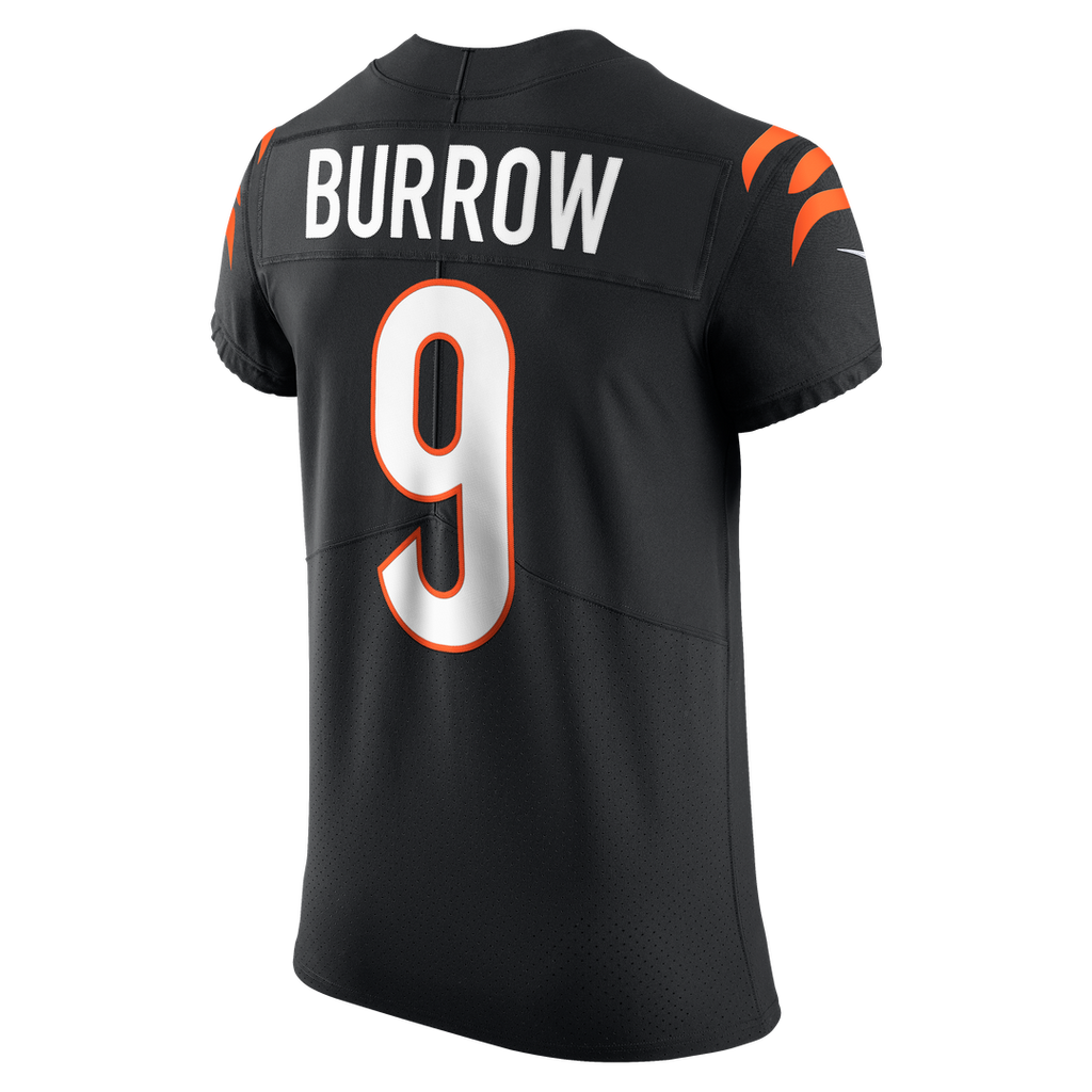 Joe Burrow Cincinnati Bengals Nike Vapor Elite Official Jersey - Black