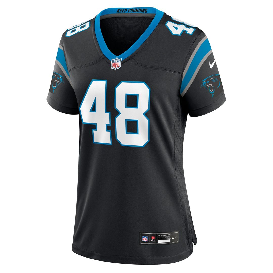 Thomas Incoom Carolina Panthers Nike Women's Team Game Official Jersey -  Black