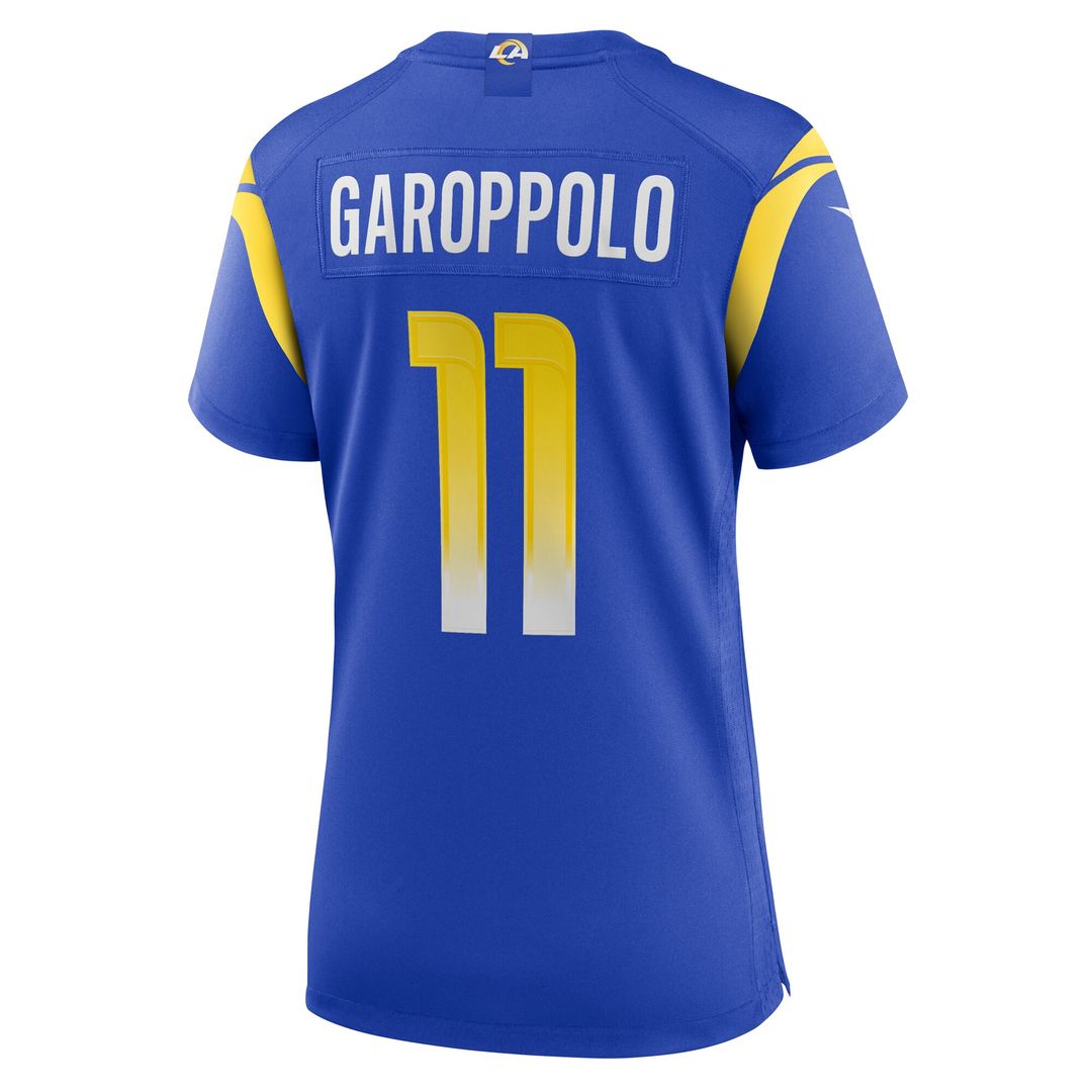Jimmy Garoppolo Los Angeles Rams Nike Women's Team Game Jersey - Royal