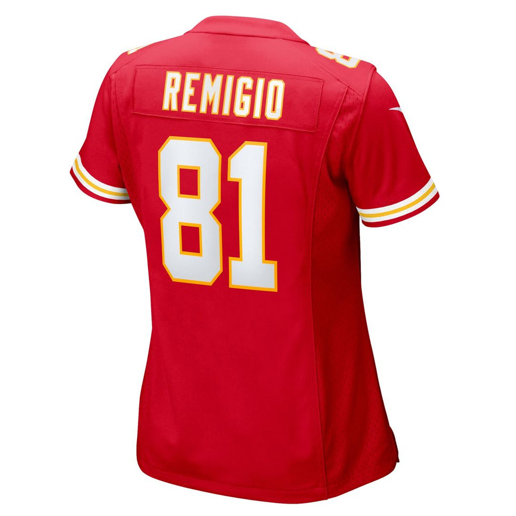 Nikko Remigio Kansas City Chiefs Nike Women's Team Game Jersey - Red