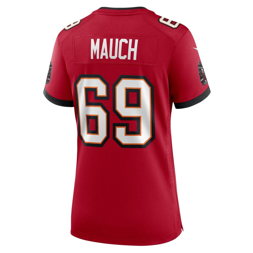 Cody Mauch Tampa Bay Buccaneers Nike Women's  Game Official Jersey -  Red