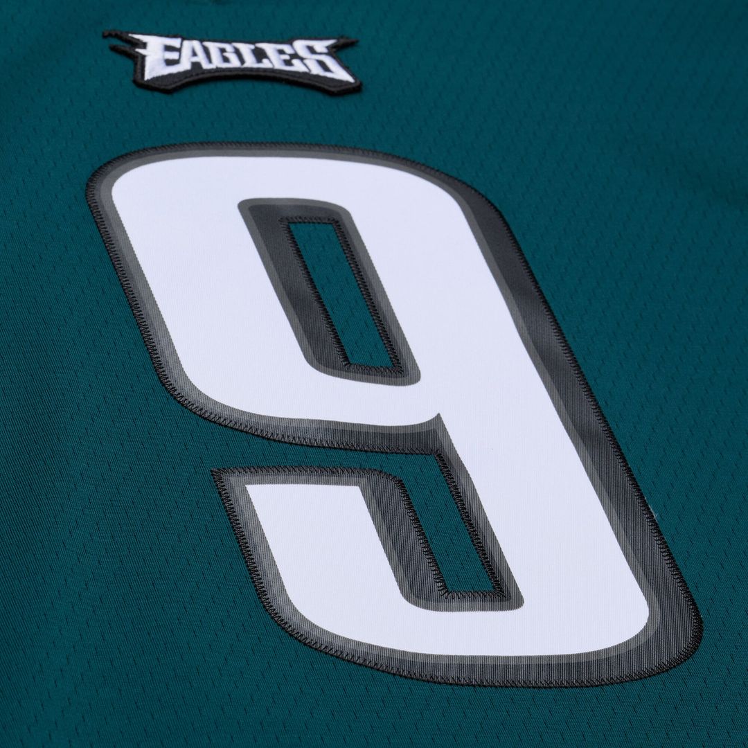 Nick Foles Philadelphia Eagles Mitchell & Ness Legacy Replica Official Jersey - Midnight Green