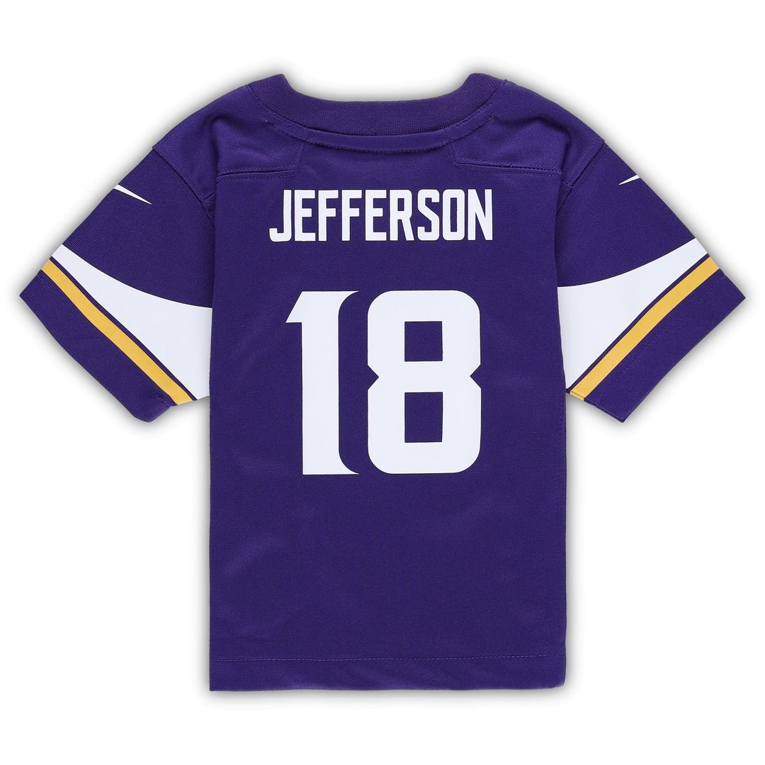 Justin Jefferson Minnesota Vikings Nike Infant Team  Player Game Official Jersey - Purple