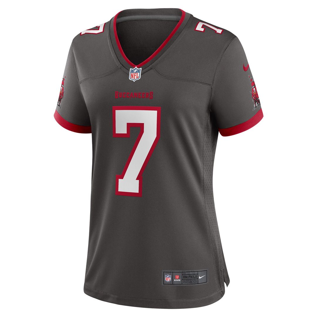 Bucky Irving Tampa Bay Buccaneers Nike Women's Alternate Game Official Jersey -  Pewter