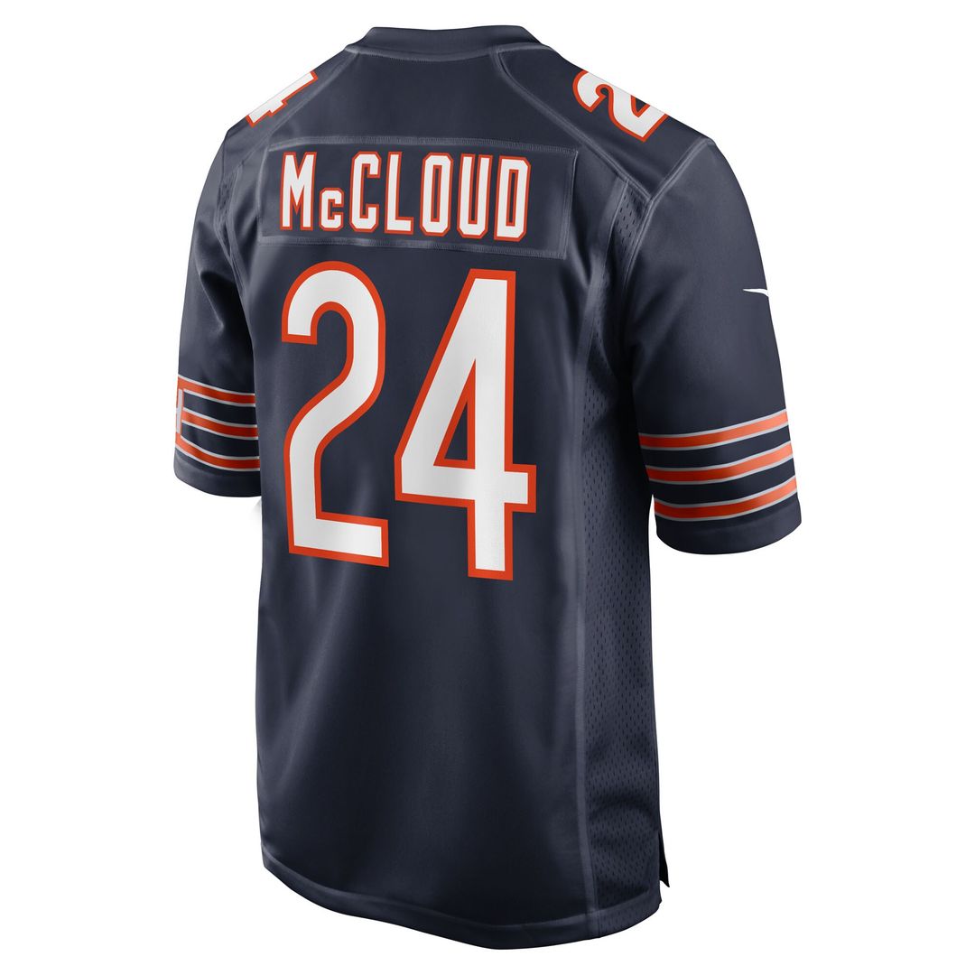 Nick McCloud Chicago Bears Nike Team Game Jersey - Navy