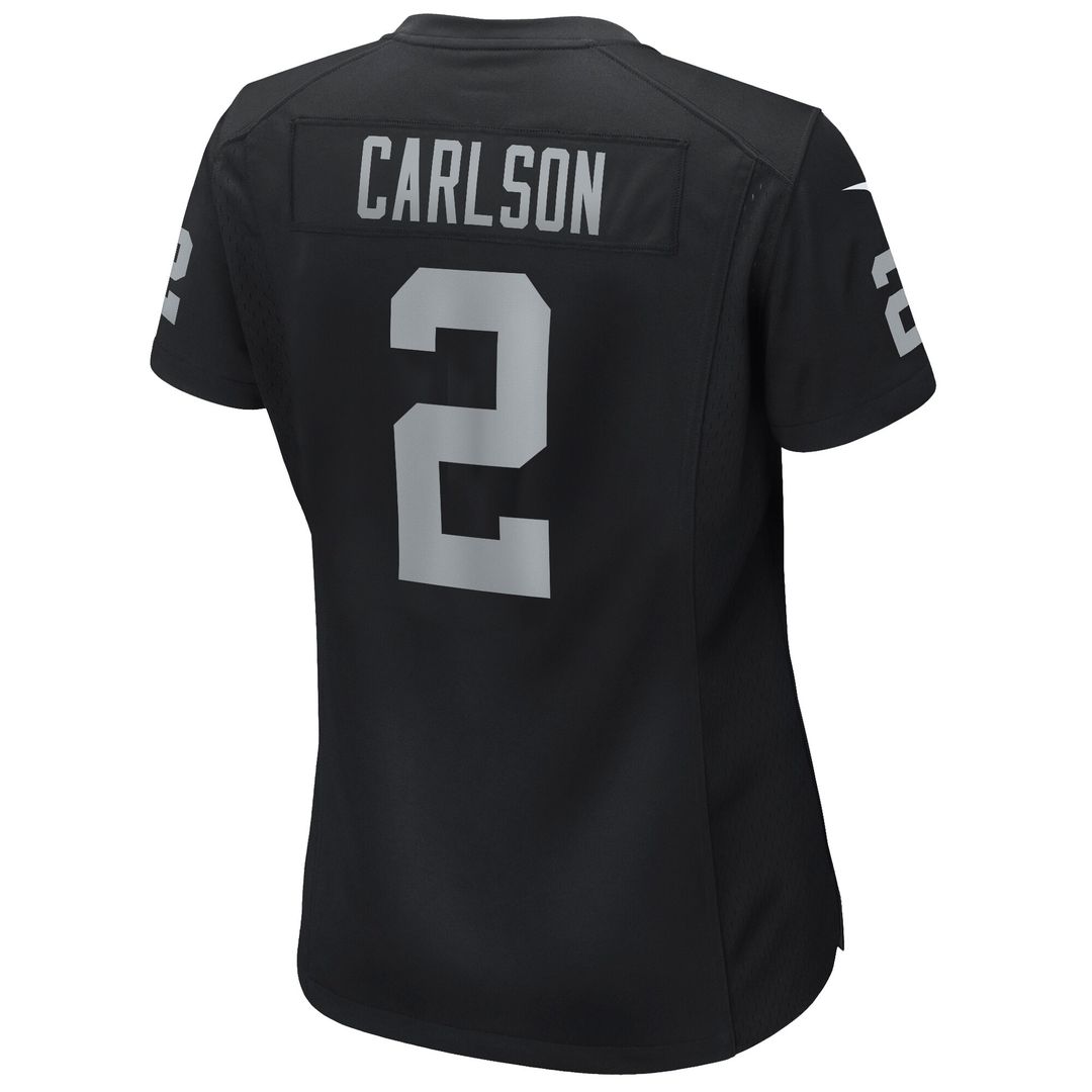 Daniel Carlson Las Vegas Raiders Nike Women's Player Game Official Jersey - Black