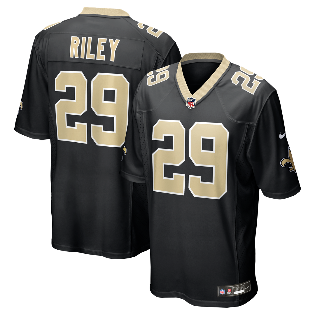 Quincy Riley New Orleans Saints Nike Team Game Official Jersey -  Black