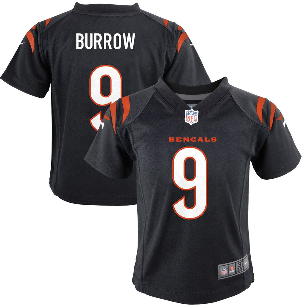 Joe Burrow Cincinnati Bengals Nike Toddler Game Official Jersey - Black
