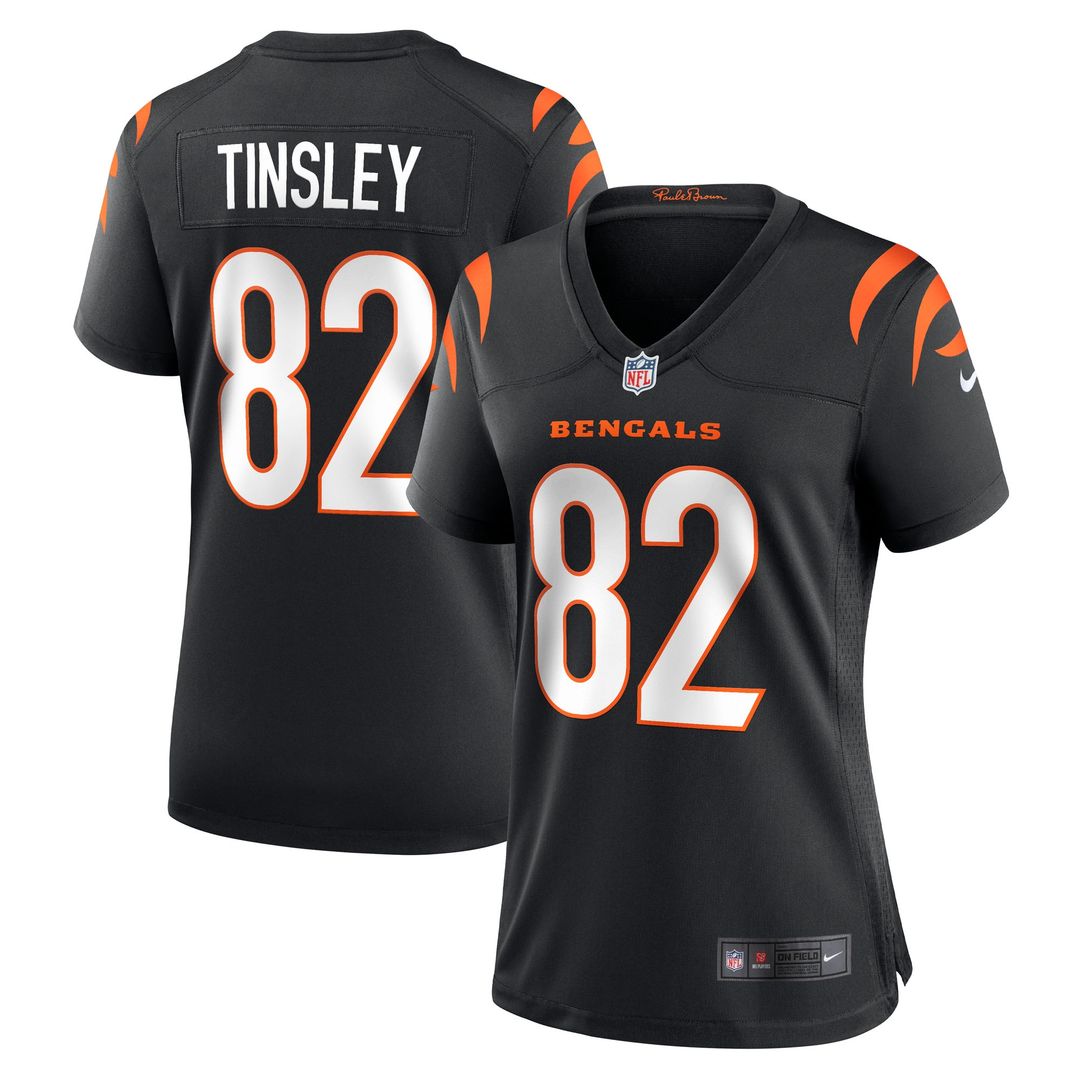 Mitchell Tinsley Cincinnati Bengals Nike Women's Team Game Official Jersey -  Black
