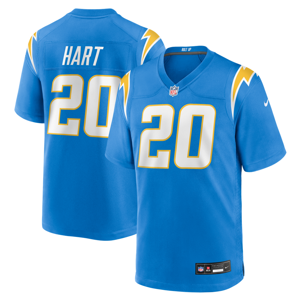 Cam Hart Los Angeles Chargers Nike Team Game Jersey - Powder Blue