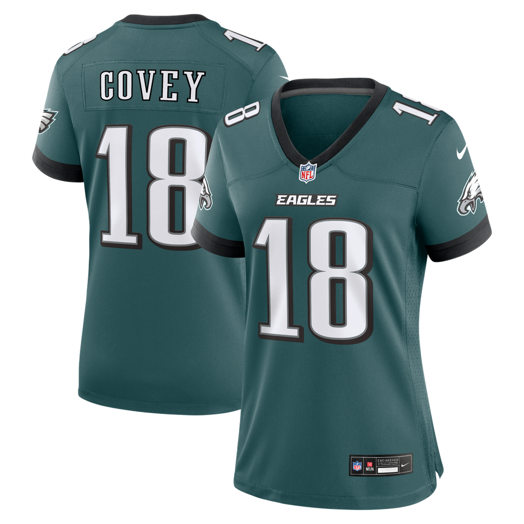 Britain Covey Philadelphia Eagles Nike Women's Team Game Jersey - Midnight Green
