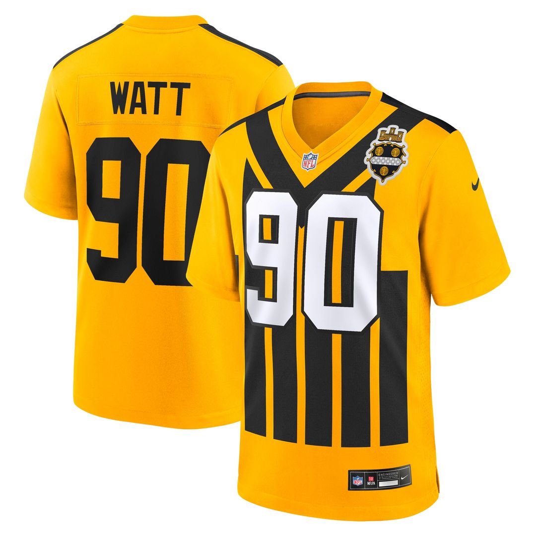 T.J. Watt Pittsburgh Steelers Nike Game Official Jersey - Black