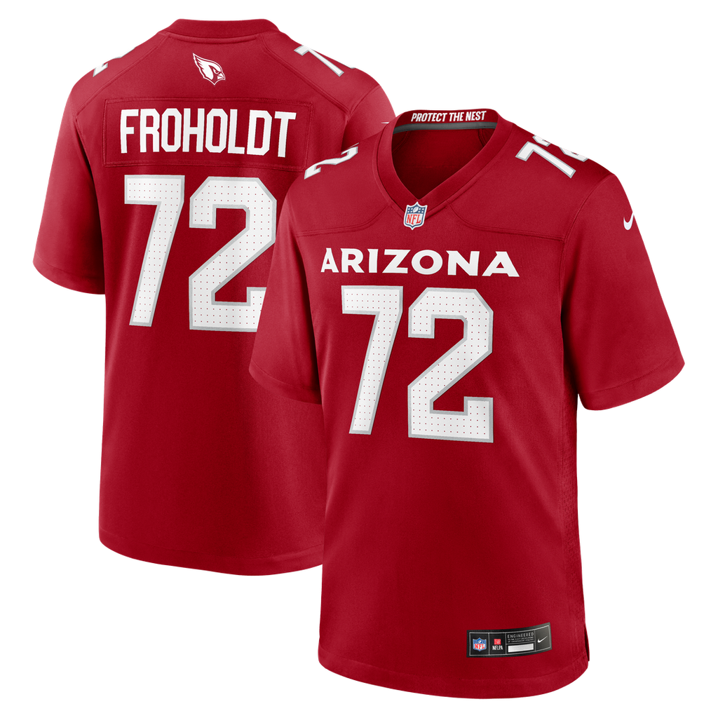 Hjalte Froholdt Arizona Cardinals Nike Team Game Jersey - Cardinal