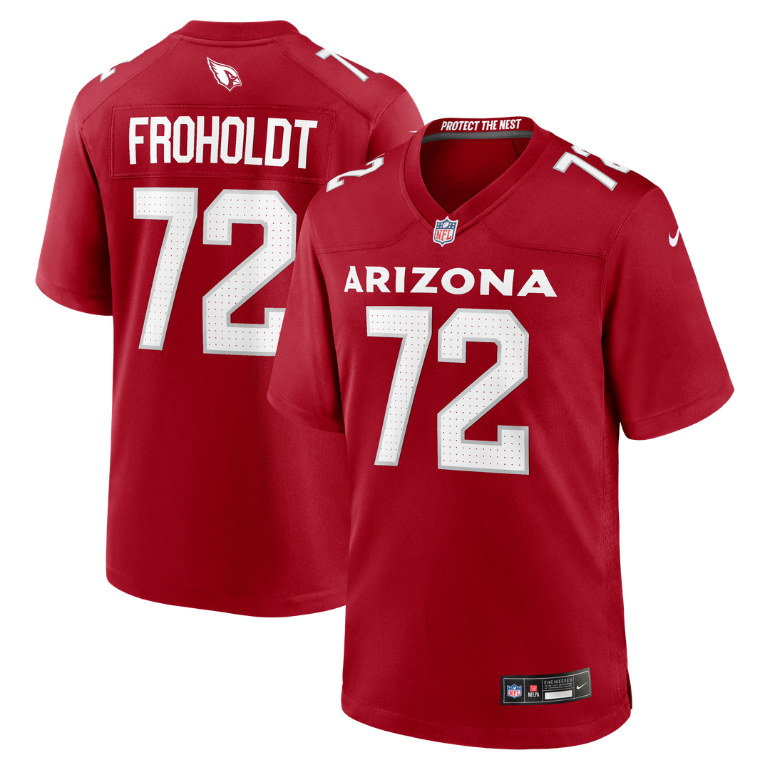 Hjalte Froholdt Arizona Cardinals Nike Team Game Jersey - Cardinal