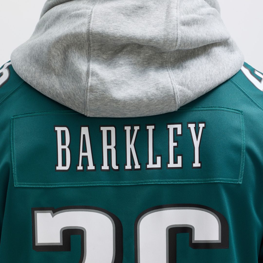 Saquon Barkley Philadelphia Eagles Nike Alternate Game Official Jersey -  Black