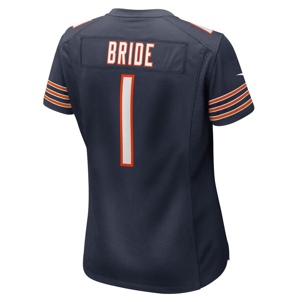 Number 1 Bride Chicago Bears Nike Women's Game Official Jersey - Navy