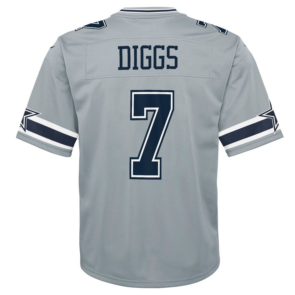 Trevon Diggs Dallas Cowboys Nike Youth Inverted Game Official Jersey - Silver