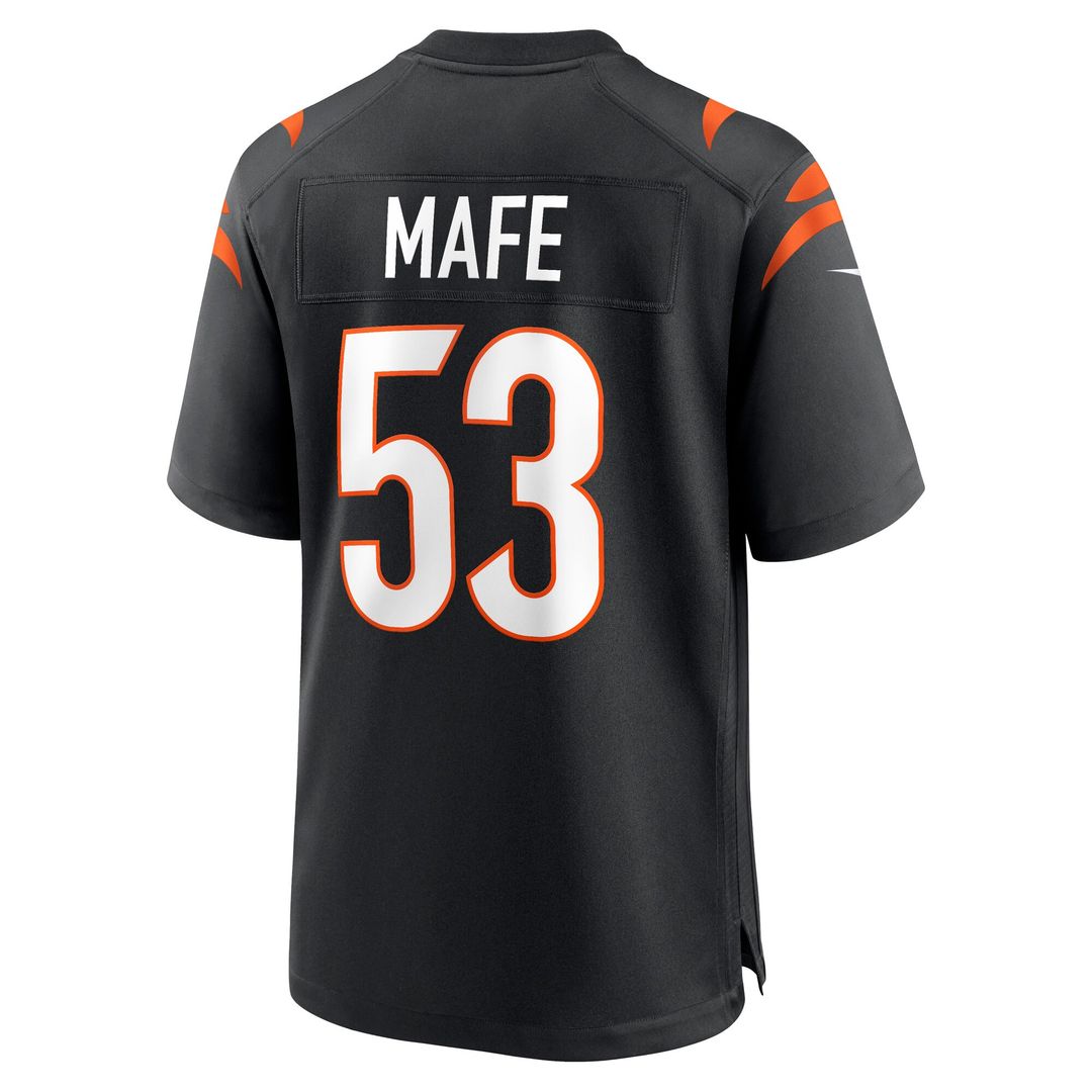 Boye Mafe Cincinnati Bengals Nike Team Game Jersey - Black