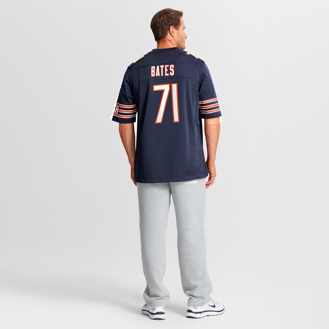 Ryan Bates Chicago Bears Nike  Game Official Jersey -  Navy