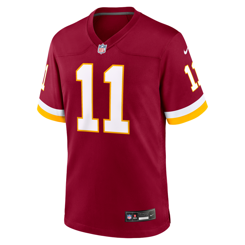 Luke McCaffrey Washington Commanders Nike Hail Raiser Alternate Game Official Jersey - Black