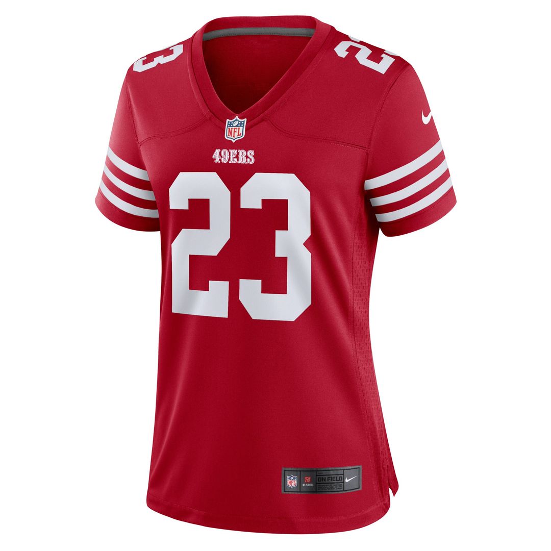 Christian McCaffrey San Francisco 49ers Nike Women's Player Official Jersey - Scarlet