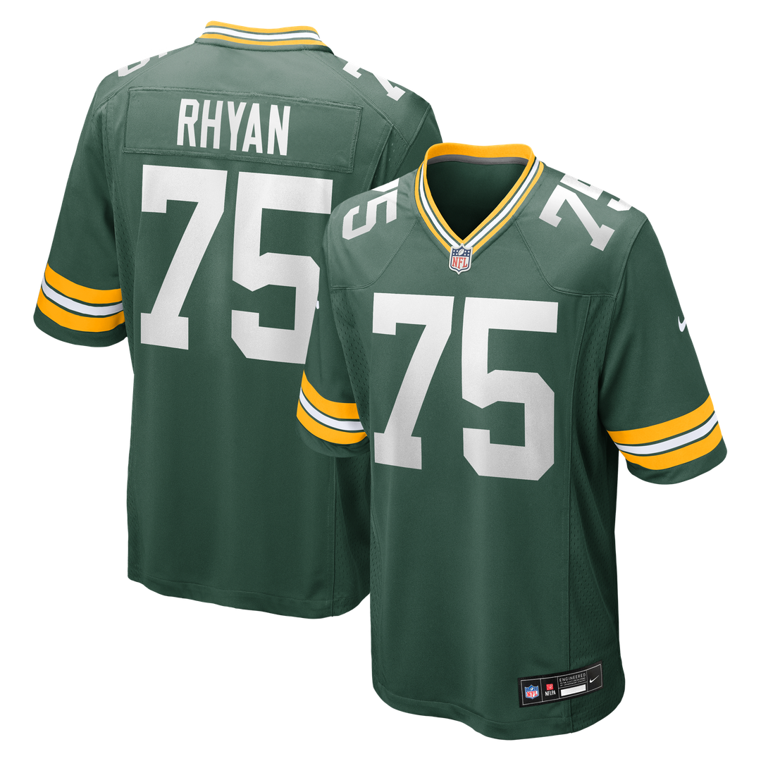 Sean Rhyan Green Bay Packers Nike Game Player Official Jersey - Green