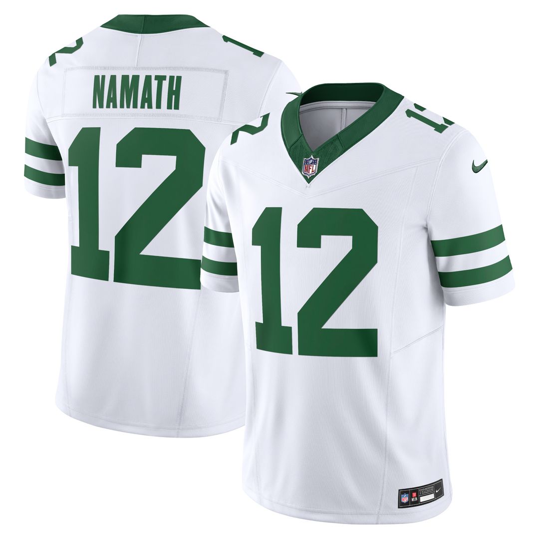 Joe Namath New York Jets Nike Vapor F.U.S.E. Limited Official Jersey - Legacy Green