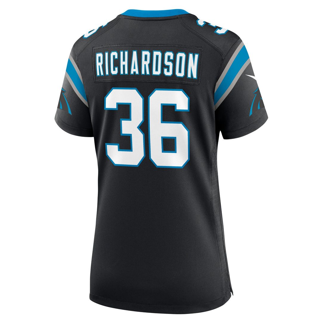 Demani Richardson Carolina Panthers Nike Women's Team Game Jersey - Black