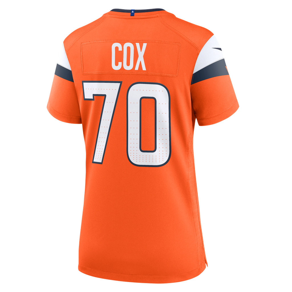 Marques Cox Denver Broncos Nike Women's Team Game Jersey - Orange