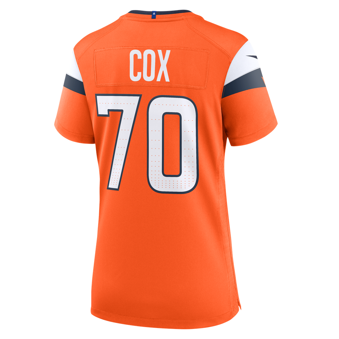 Marques Cox Denver Broncos Nike Women's Team Game Jersey - Orange