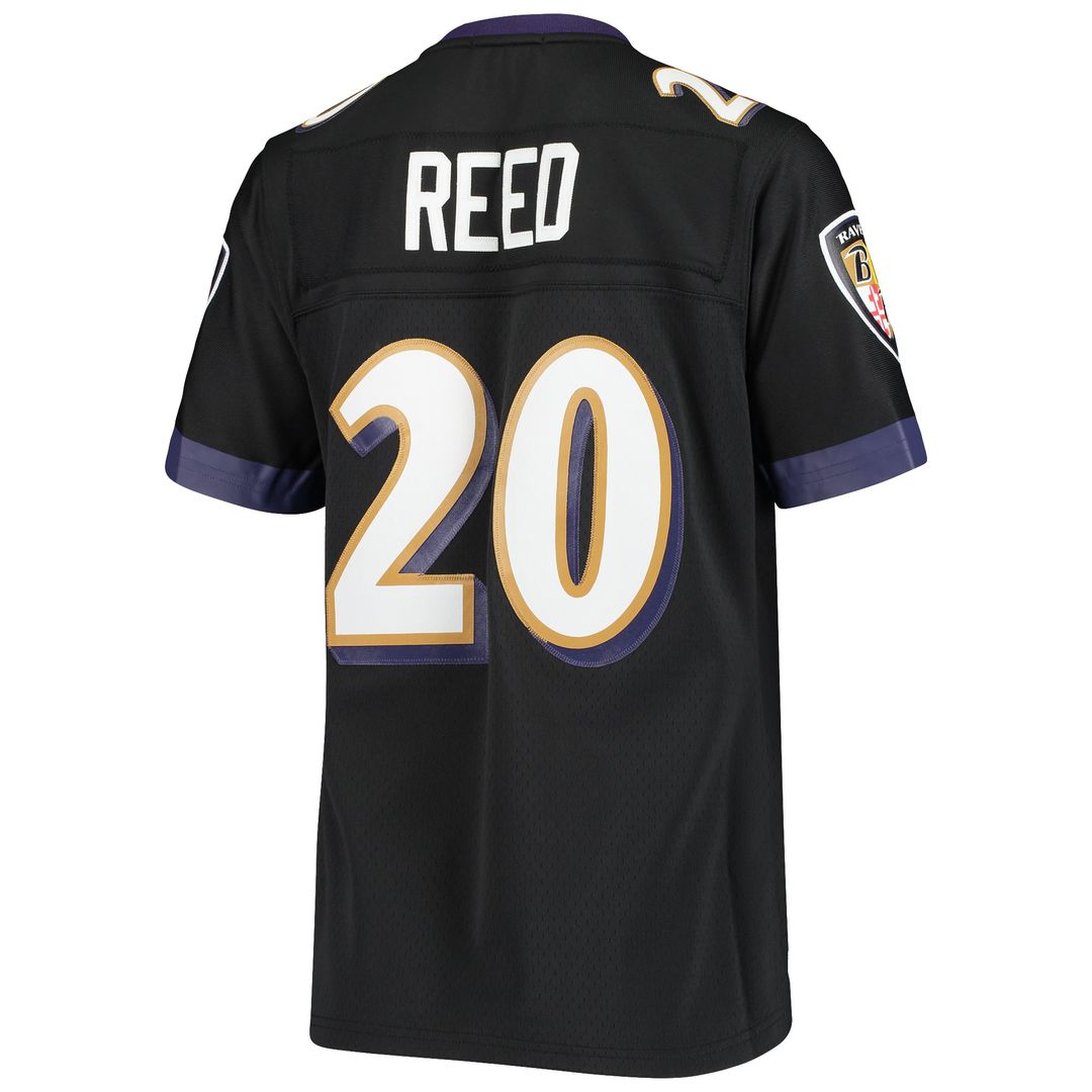 Ed Reed Baltimore Ravens Mitchell & Ness Women's Legacy Team Replica Jersey - Black