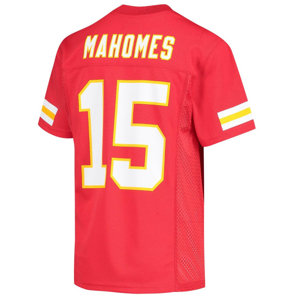 Patrick Mahomes Kansas City Chiefs Youth Replica Player Official Jersey - Red