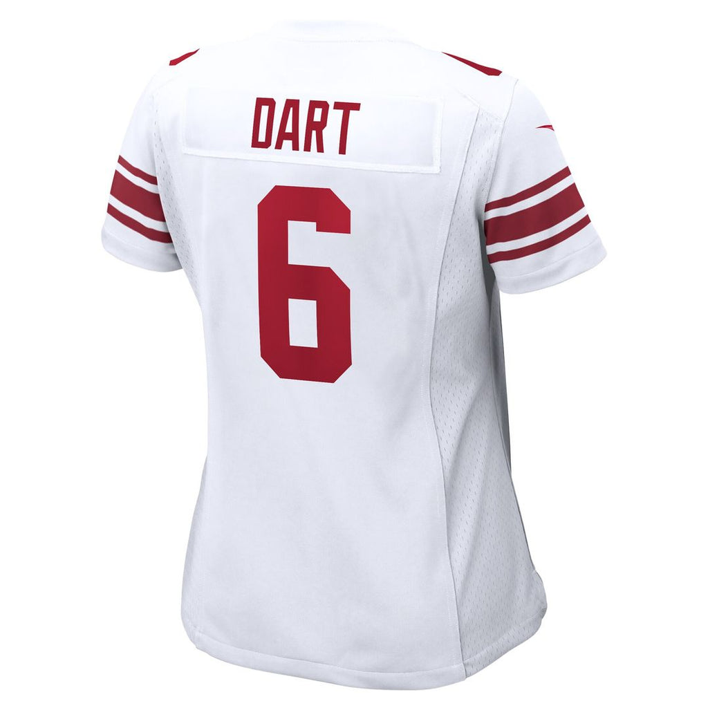 Jaxson Dart New York Giants Nike Women's Game Jersey - White