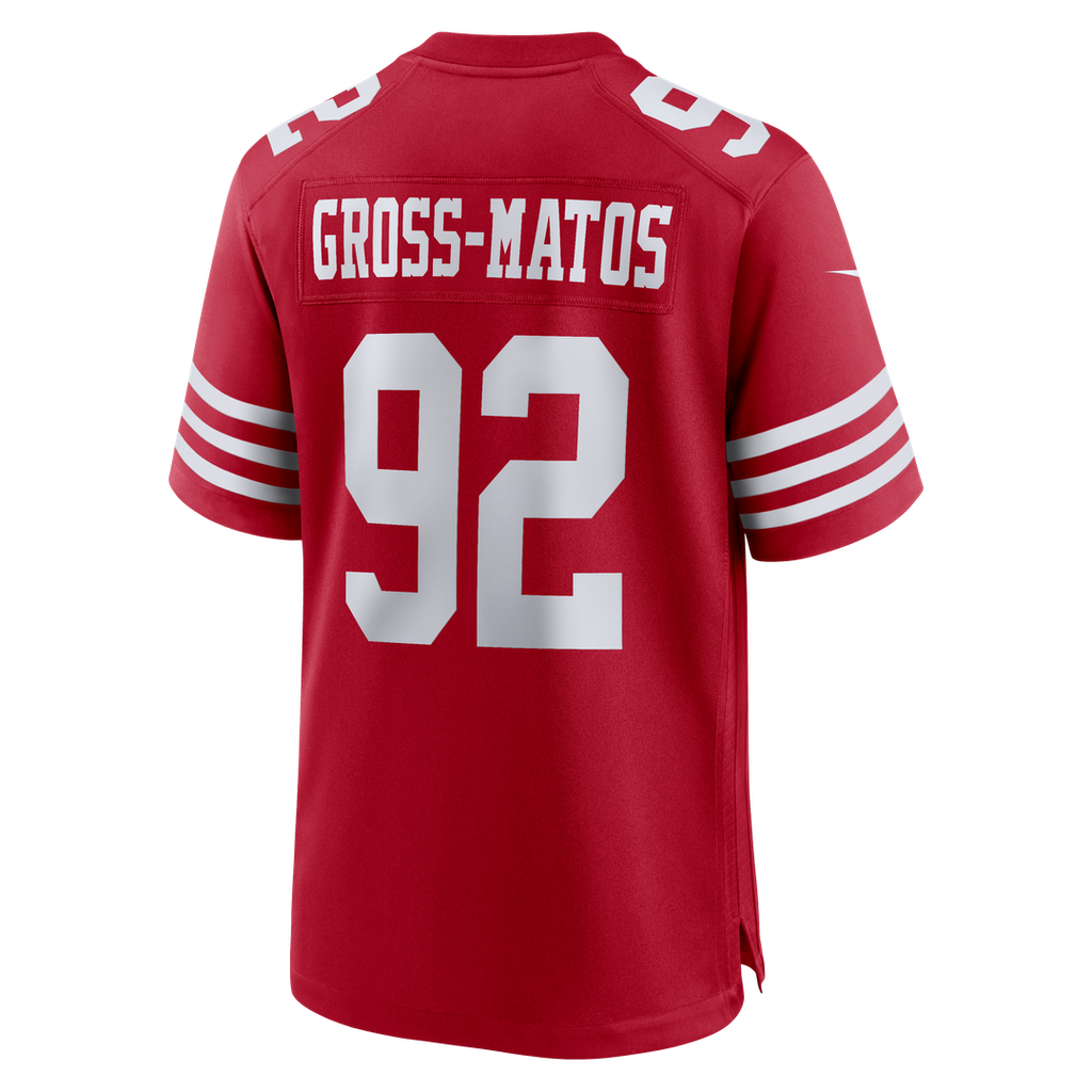 Yetur Gross-Matos San Francisco 49ers Nike Team Game Jersey - Scarlet
