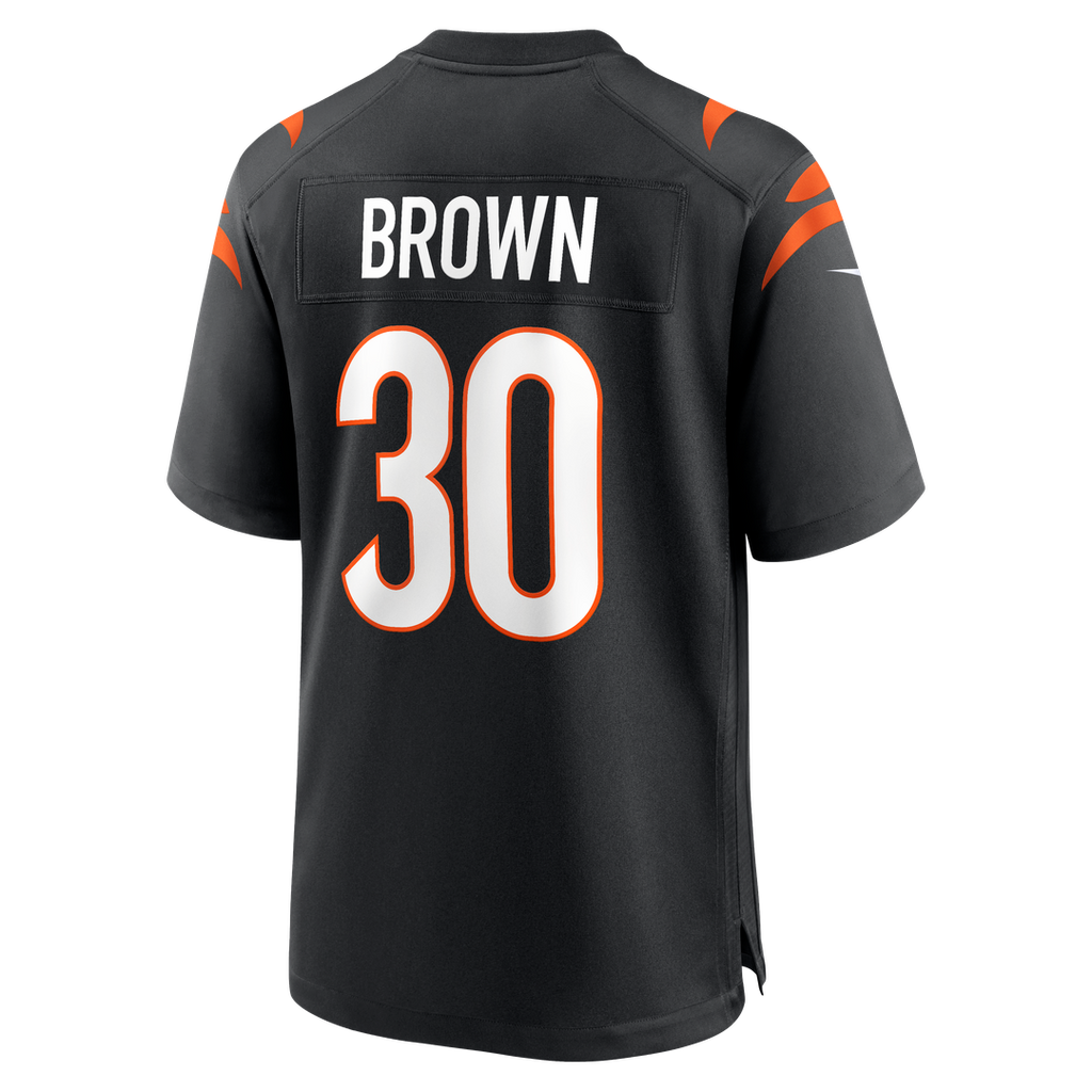 Chase Brown Cincinnati Bengals Nike Team Game Official Jersey -  Black