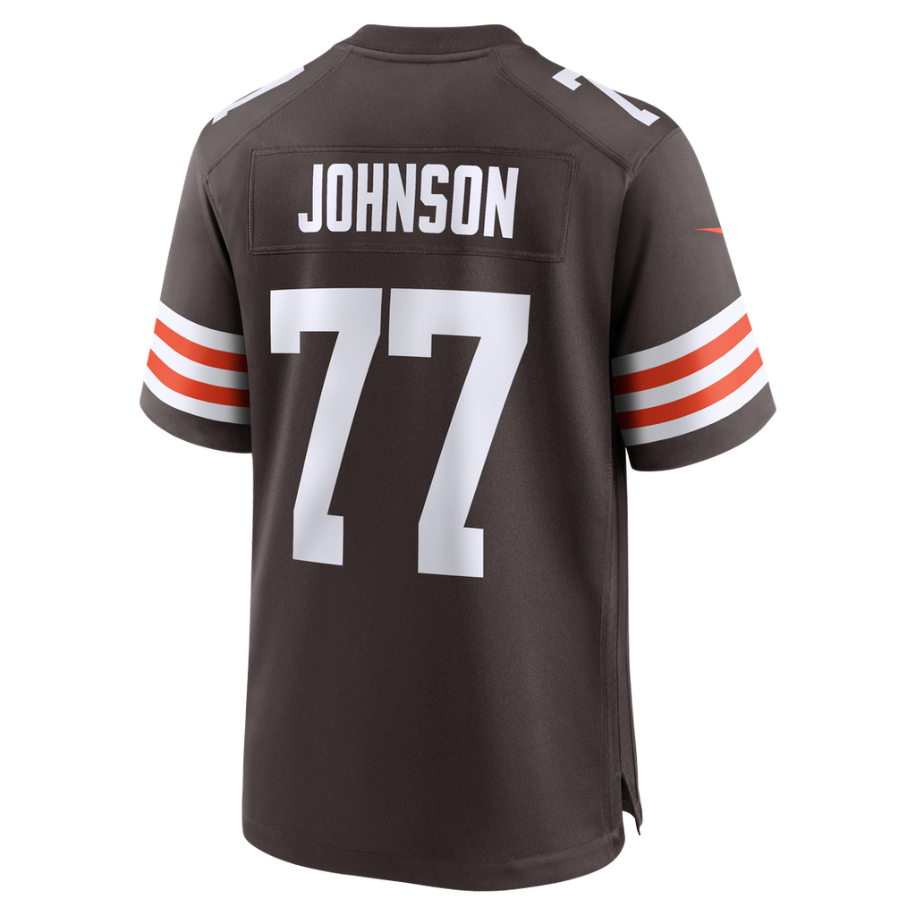 Zion Johnson Cleveland Browns Nike Team Game Jersey - Brown